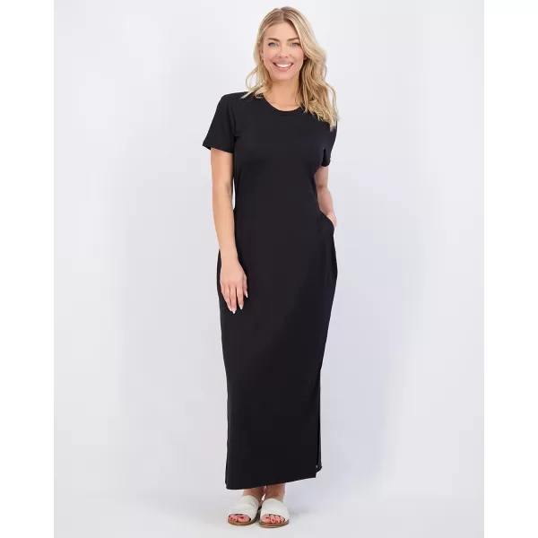 3Pack Womens Casual Short Sleeve Maxi TShirt Dress  Summer Dress with Slit amp Pockets Available in Plus SizeMaxi Dress with Slit Set 6