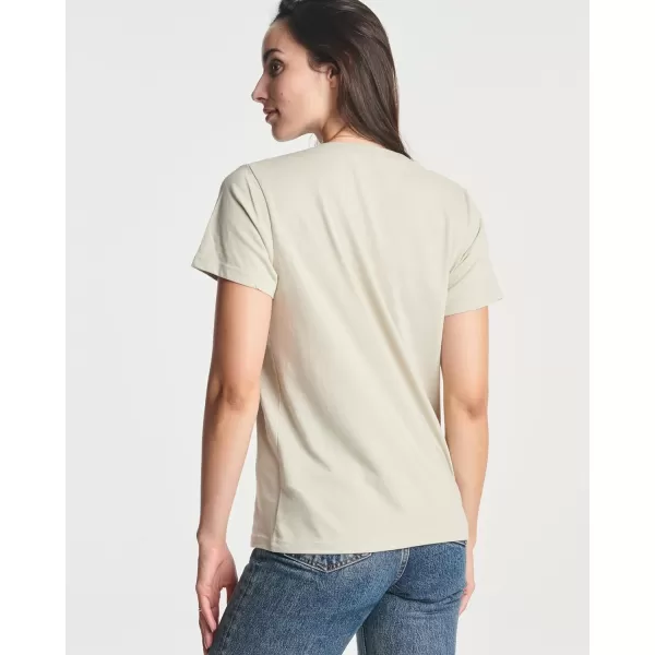 4 Pack Womens ClassicFit Cotton ShortSleeve VNeck TShirt Available in Plus SizeStandard Set 5