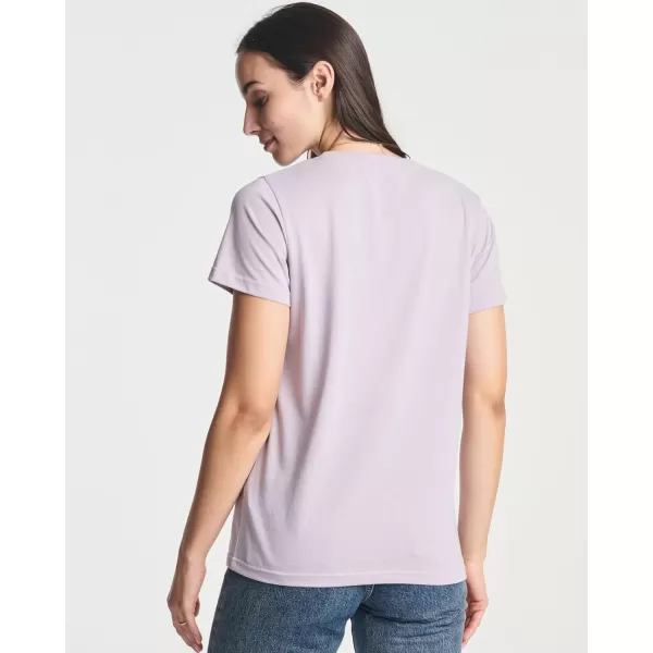4 Pack Womens ClassicFit Cotton ShortSleeve VNeck TShirt Available in Plus SizeStandard Set 7