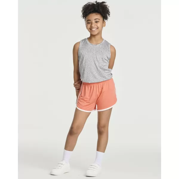 5 Pack Girls DryFit Active Athletic Dolphin Shorts Ages 416Set 7