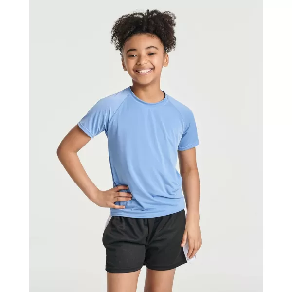 5 Pack Girls Short Sleeve UPF Sun Protective Rashguard Swim Shirt Ages 416Set 7