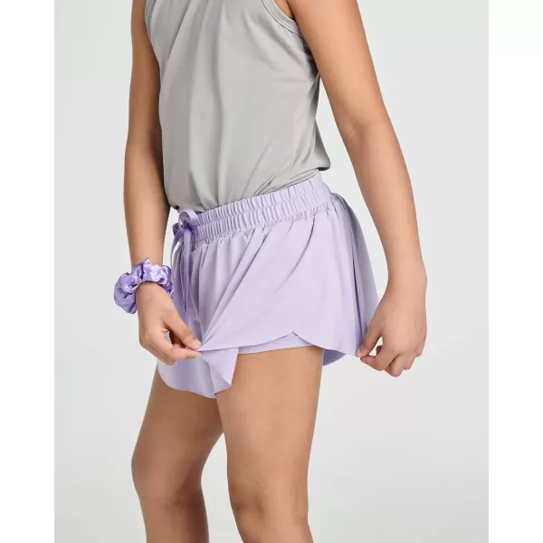 Girls Dry Fit Flowy ShortSet 4