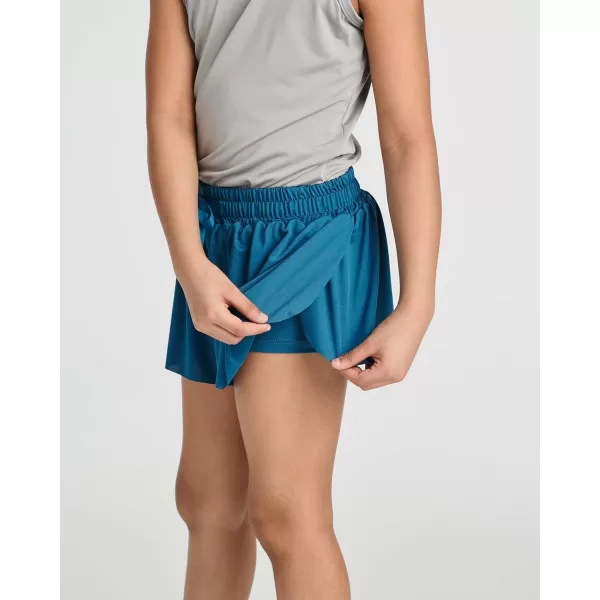 Girls Dry Fit Flowy ShortSet 6