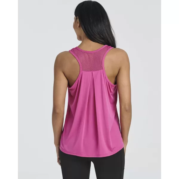 Ladies Active Mesh Insert Tank TopSet 1
