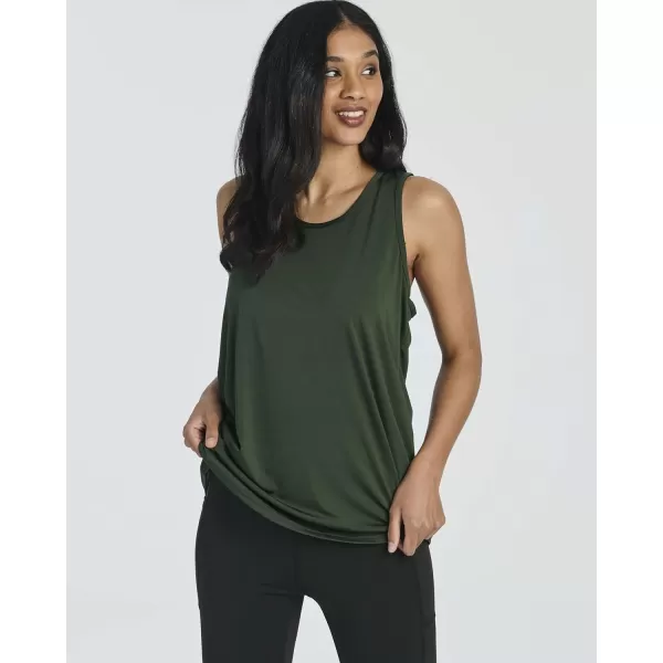 Ladies Active Mesh Insert Tank TopSet 2