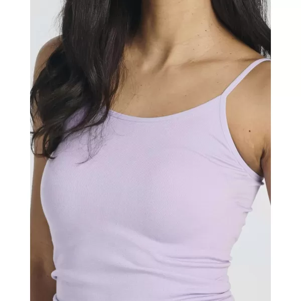 Ladies Seamless Spaghetti Strap Cami TopSet 2