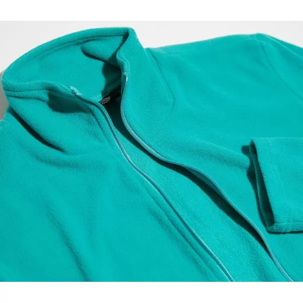 Real Essentials 2 Pack Womens ClassicFit LongSleeve FullZip Polar Fleece Soft Jacket Available in Plus SizeStandard Set 5