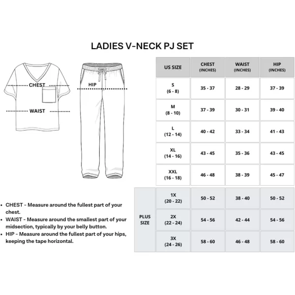 Real Essentials 2 Pack Womens Pajama Set SuperSoft Short  Long Sleeve Top With Pants Available In Plus SizeShort Sleeve Set L