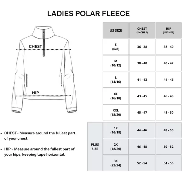 Real Essentials 2 Pack Womens Polar Fleece LongSleeve Quarter Zip Winter Jacket Available in Plus SizeQuarter Zip Set 8