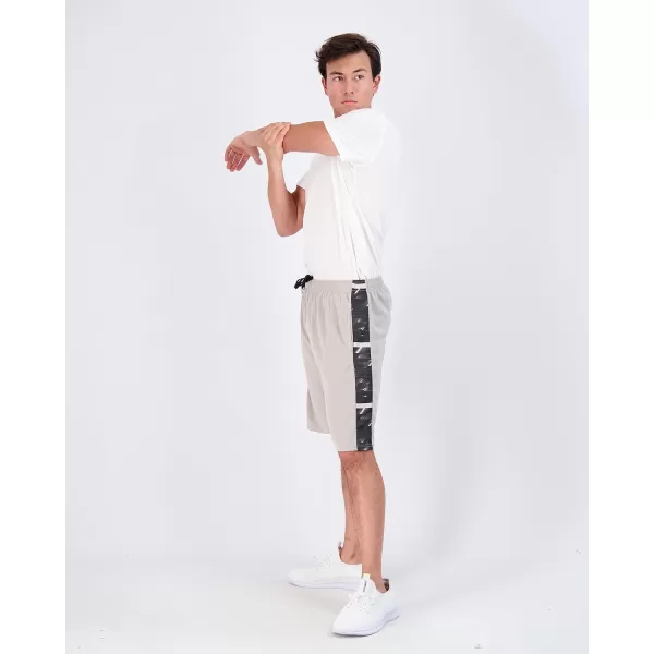 Real Essentials 3  5 Pack Mens Mesh Athletic Performance Gym Shorts with Pockets S3XSet D