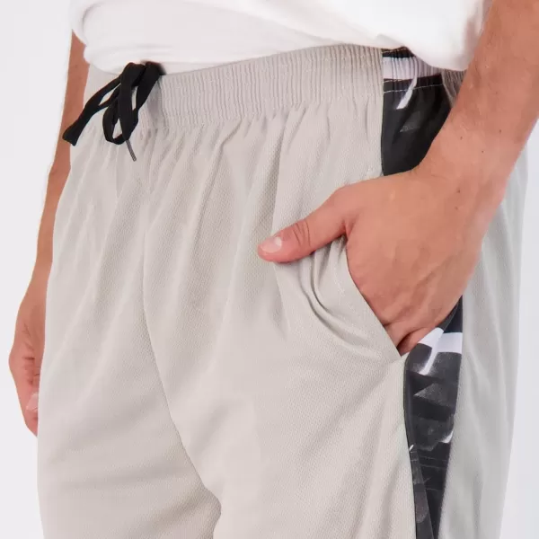 Real Essentials 3  5 Pack Mens Mesh Athletic Performance Gym Shorts with Pockets S3XSet D