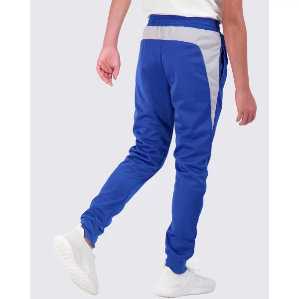 Real Essentials 3 Pack Boys Active Athletic Casual Jogger Sweatpants with PocketsSet 12