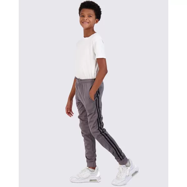 Real Essentials 3 Pack Boys Active Athletic Casual Jogger Sweatpants with PocketsSet 3