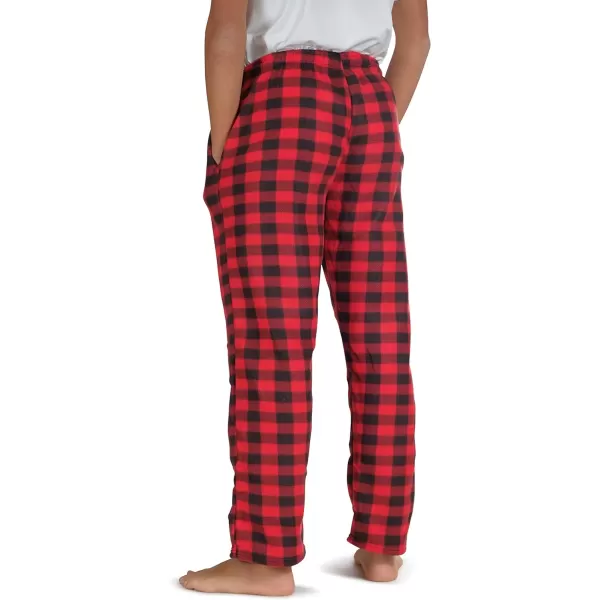 Real Essentials 3 Pack Boys Pajama Pants Super Soft Fleece PJ Lounge Bottoms for KidsSet 3