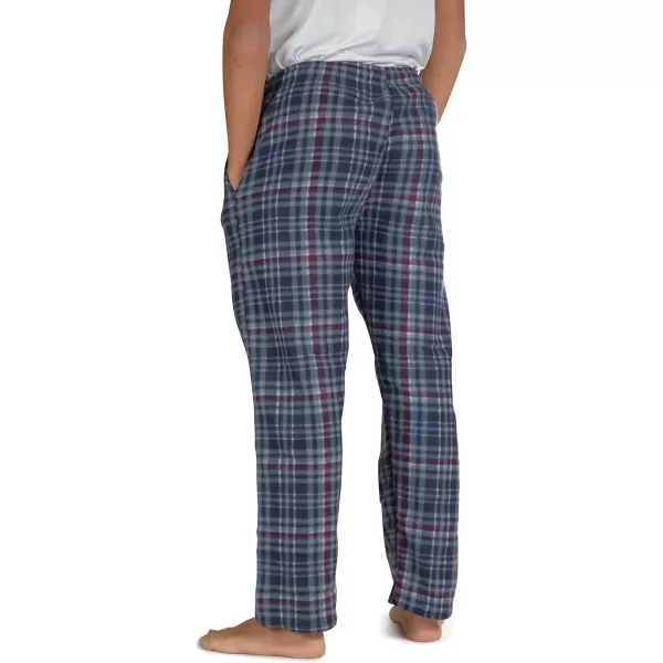 Real Essentials 3 Pack Boys Pajama Pants Super Soft Fleece PJ Lounge Bottoms for KidsSet 4