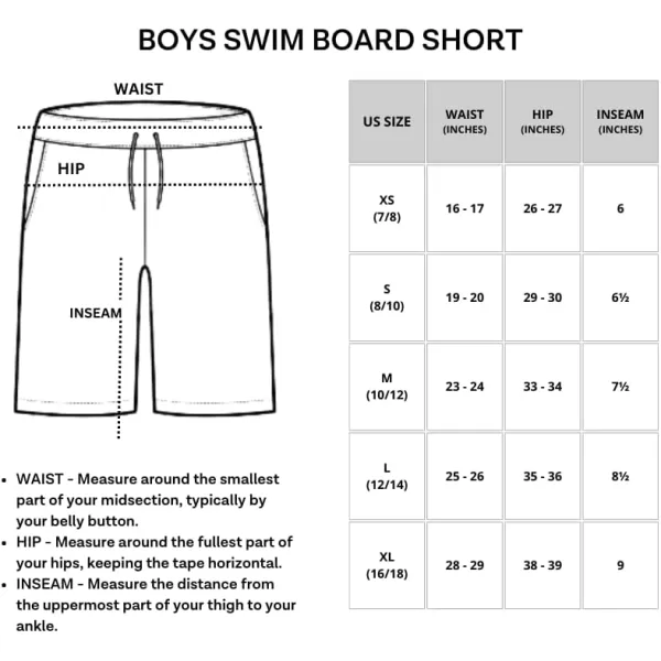 Real Essentials 3 Pack Boys Swim Trunks with Cargo Pockets amp Mesh Lining  UPF 50Set 1