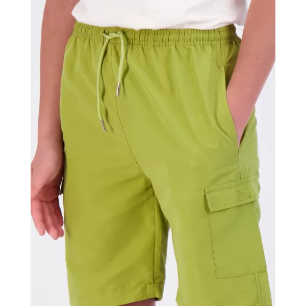 Real Essentials 3 Pack Boys Swim Trunks with Cargo Pockets amp Mesh Lining  UPF 50Set 1