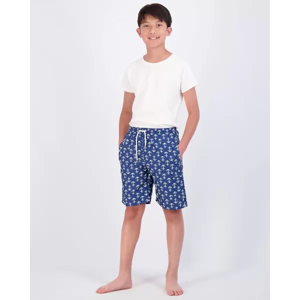 Real Essentials 3 Pack Boys Swim Trunks with Cargo Pockets amp Mesh Lining  UPF 50Set 1