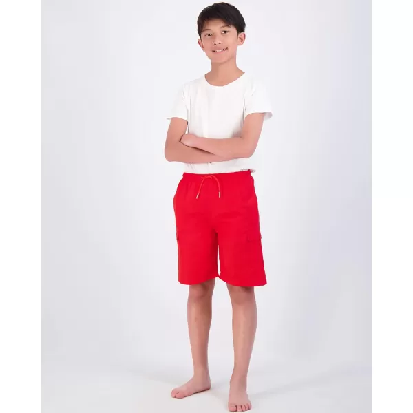 Real Essentials 3 Pack Boys Swim Trunks with Cargo Pockets amp Mesh Lining  UPF 50Set 2