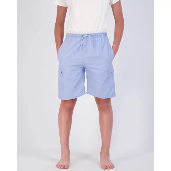 Real Essentials 3 Pack Boys Swim Trunks with Cargo Pockets amp Mesh Lining  UPF 50Set 6