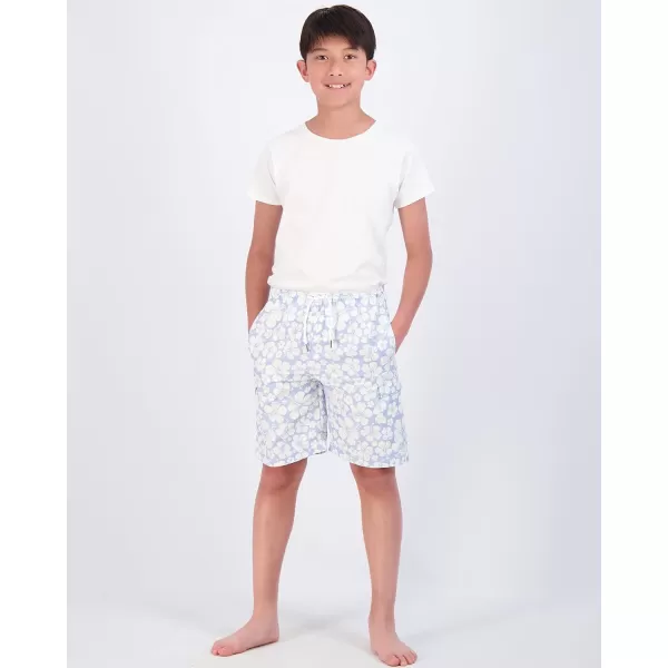 Real Essentials 3 Pack Boys Swim Trunks with Cargo Pockets amp Mesh Lining  UPF 50Set 8