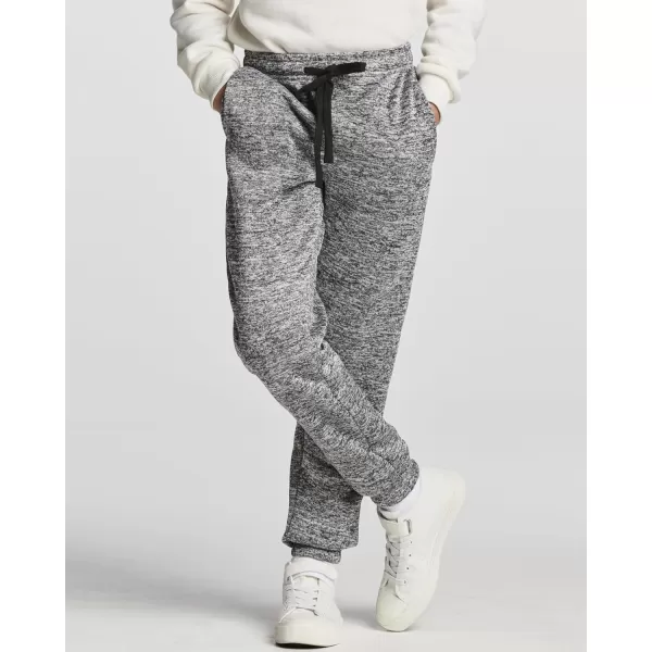 Real Essentials 3 Pack Boys Tech Fleece Jogger Sweatpants with Pockets  Youth Soft Athletic JoggersSet 7