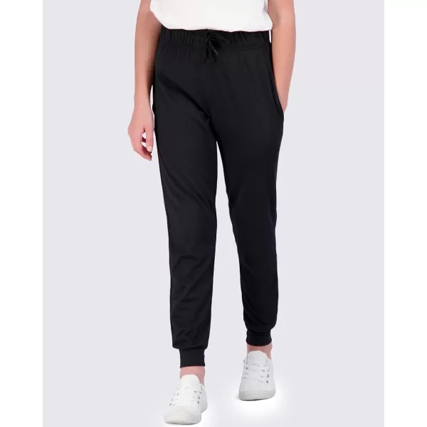 Real Essentials 3 Pack Girls Lounge Joggers Soft Athletic Performance Casual SweatpantsAges 716Set 5