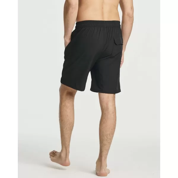 Real Essentials 3 Pack Mens 2 in 1 Mens Board Shorts with Compression Liner  Bathing SuitSet 5