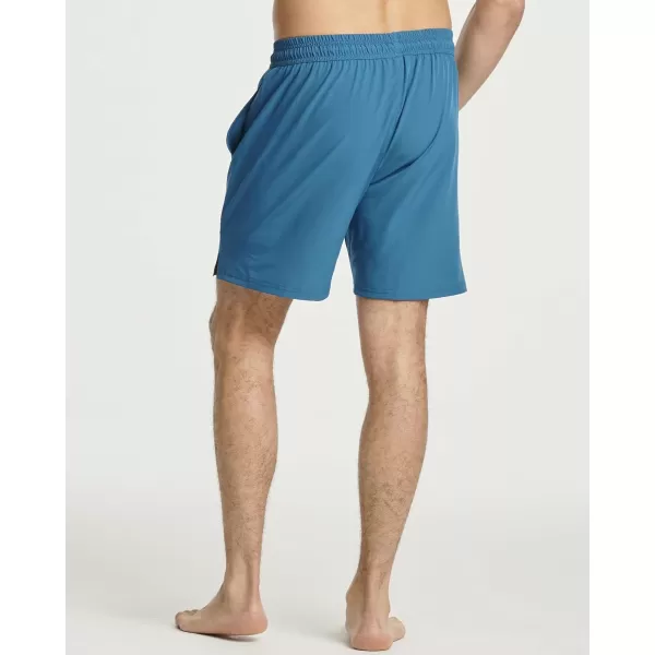 Real Essentials 3 Pack Mens 7 2 in 1 Swim Trunks with Compression Liner  Quick Dry Bathing Suit with Back PocketSet 6