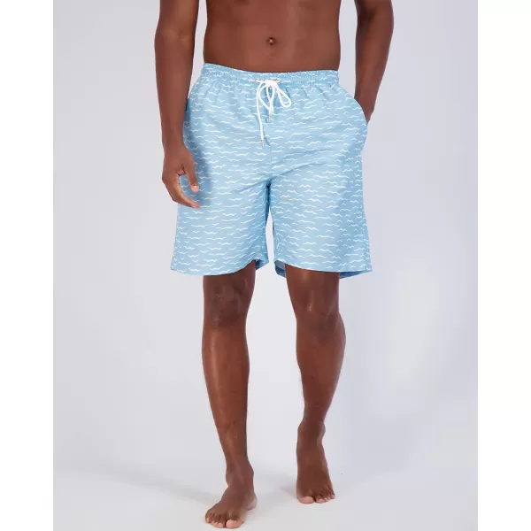 Real Essentials 3 Pack Mens 7 QuickDry Swim Trunk with with Mesh Lining Available in Big amp TallStandard Set 4