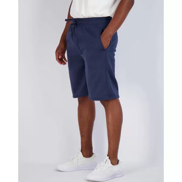 Real Essentials 3 Pack Mens 9 Fleece Casual Lounge Athletic ShortsRegular amp BigTall Sizesbigtall Set 10