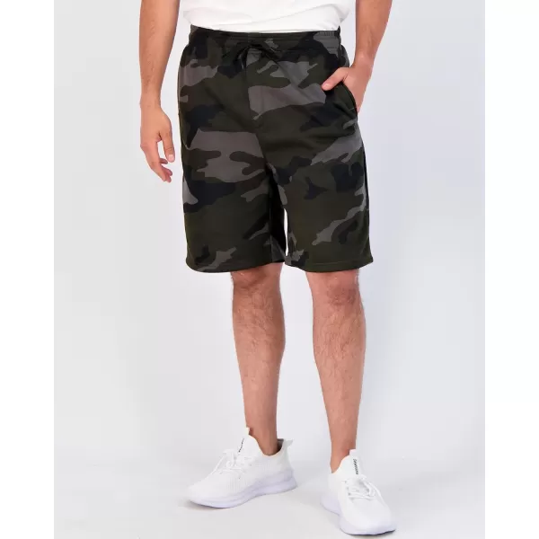 Real Essentials 3 Pack Mens 9 Fleece Casual Lounge Athletic ShortsRegular amp BigTall Sizesbigtall Set 7