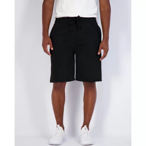 Real Essentials 3 Pack Mens 9 Fleece Casual Lounge Athletic ShortsRegular amp BigTall Sizesbigtall Set 8