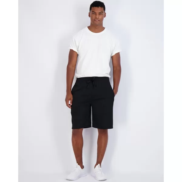 Real Essentials 3 Pack Mens 9 Fleece Casual Lounge Athletic ShortsRegular amp BigTall Sizesbigtall Set 9