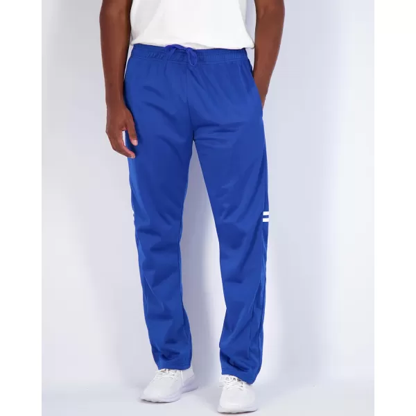 Real Essentials 3 Pack Mens Active Athletic Casual Tricot Open Bottom Sweatpants with Pockets Available in Big amp TallOpen Bottom Set 2