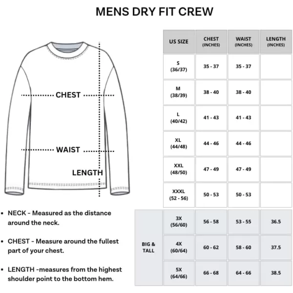 Real Essentials 3 Pack Mens Big amp Tall Tech Stretch LongSleeve amp ShortSleeve DryFit TShirt 3XT5XTLong Sleeve Long Sleeve  Set 1