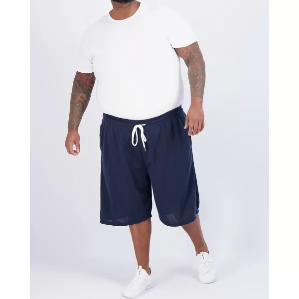 Real Essentials 3 Pack Mens Cotton 9 French Terry Casual Lounge Sweat Shorts with Pockets Available in Big amp TallBig amp Tall Set 5