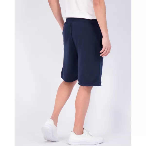 Real Essentials 3 Pack Mens Cotton 9 French Terry Casual Lounge Sweat Shorts with Pockets Available in Big amp TallRegular Fit Set 2