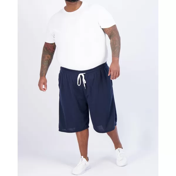 Real Essentials 3 Pack Mens Cotton 9 French Terry Casual Lounge Sweat Shorts with Pockets Available in Big amp TallRegular Fit Set 2
