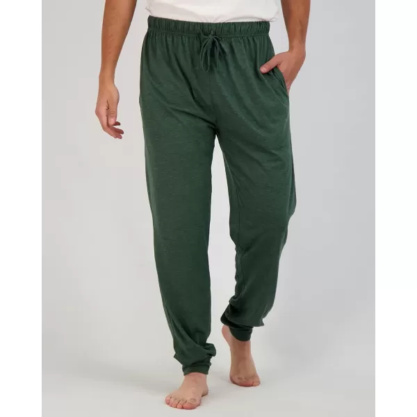 Real Essentials 3 Pack Mens Cotton Jersey Soft Jogger Sleep Lounge Pajama Drawstring amp Pockets Available in Big amp TallBig amp Tall Set 1