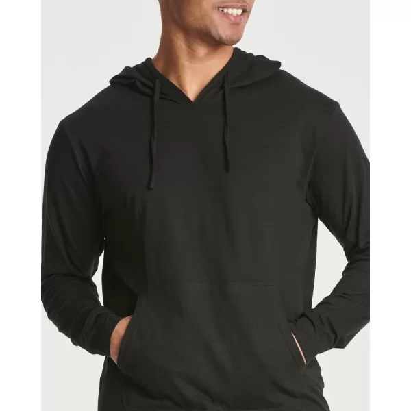 Real Essentials 3 Pack Mens Cotton Lightweight Casual Pullover Drawstring Hoodie With Pocket Available In Big amp TallBig amp Tall Set 5