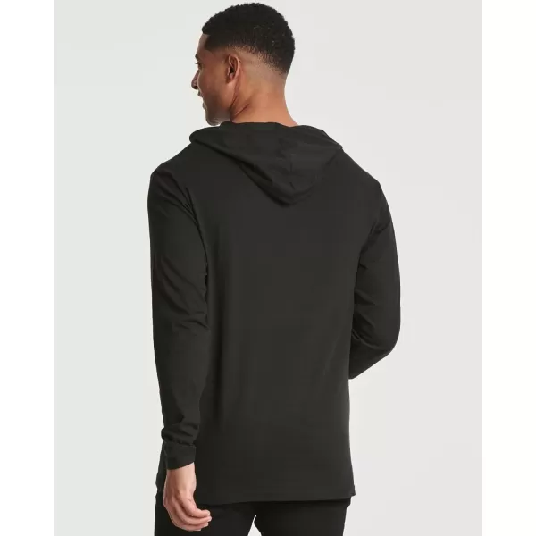 Real Essentials 3 Pack Mens Cotton Lightweight Casual Pullover Drawstring Hoodie With Pocket Available In Big amp TallStandard Set 7