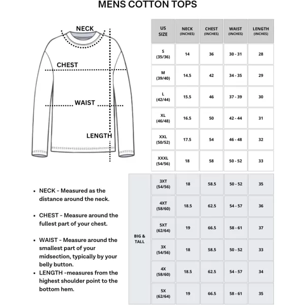 Real Essentials 3 Pack Mens Cotton Performance Long Sleeve Crew Neck Pocket TShirt Athletic Top Available in Big amp Tallbigtall Set 5