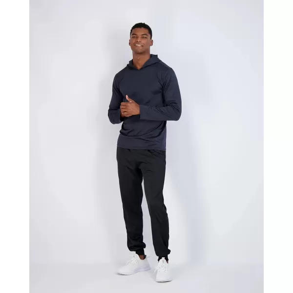 Real Essentials 3 Pack Mens Dry Fit Moisture Wicking Long Sleeve Active Athletic Hoodie Pullover Sweatshirt Big amp TallBig amp Tall Set 10
