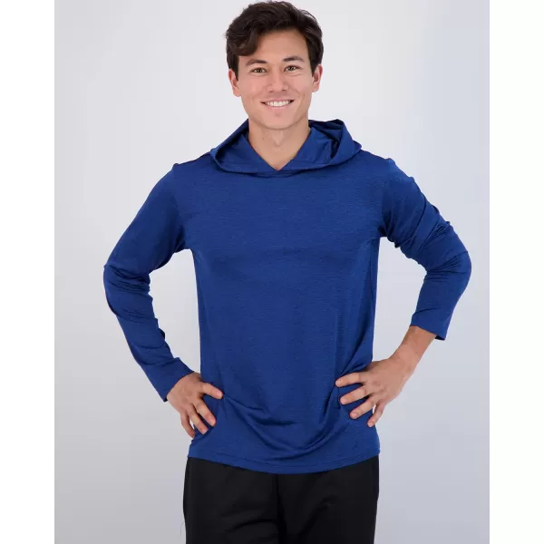 Real Essentials 3 Pack Mens Dry Fit Moisture Wicking Long Sleeve Active Athletic Hoodie Pullover Sweatshirt Big amp TallBig amp Tall Set 7