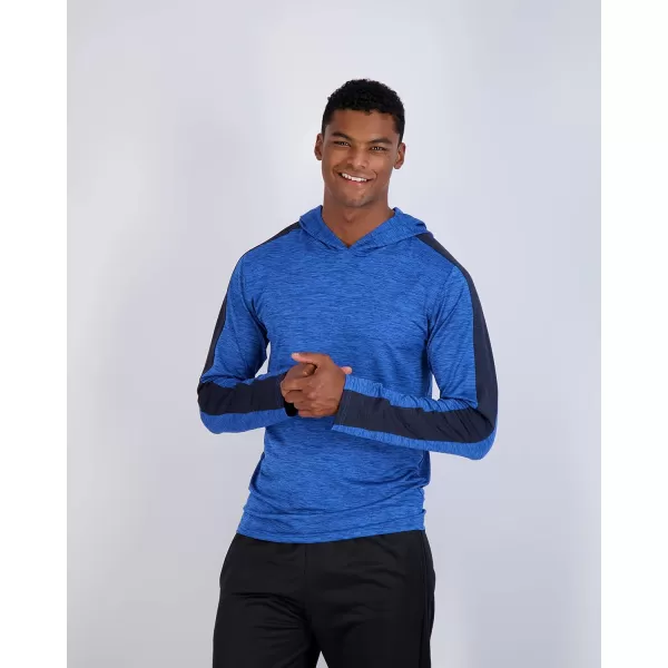 Real Essentials 3 Pack Mens Dry Fit Moisture Wicking Long Sleeve Active Athletic Hoodie Pullover Sweatshirt Big amp TallBig amp Tall Set 8