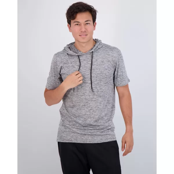 Real Essentials 3 Pack Mens Dry Fit Short Sleeve Active Athletic Hoodie Pullover Sweatshirt Available in Big amp Tallbigtall Set 5