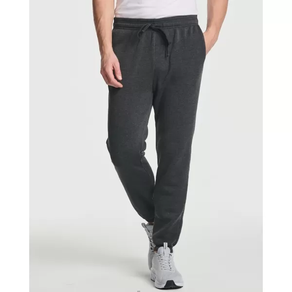 Real Essentials 3 Pack Mens Fleece Elastic Bottom Jogger Sweatpants with Pockets Available in Big amp TallBig amp Tall Set 3