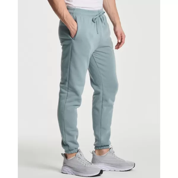 Real Essentials 3 Pack Mens Fleece Elastic Bottom Jogger Sweatpants with Pockets Available in Big amp TallBig amp Tall Set 5