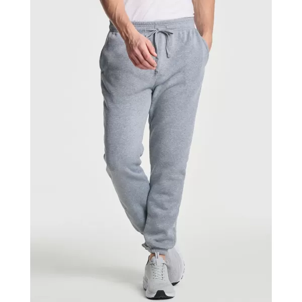 Real Essentials 3 Pack Mens Fleece Elastic Bottom Jogger Sweatpants with Pockets Available in Big amp TallStandard Set 2